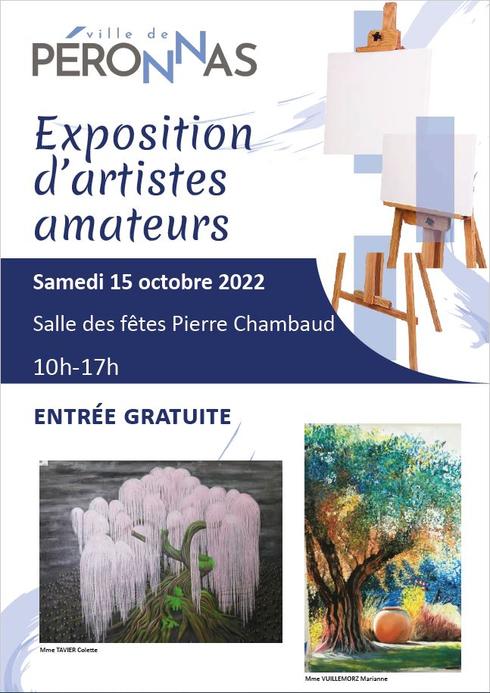 Exposition des artistes amateurs le 15 octobre 2022